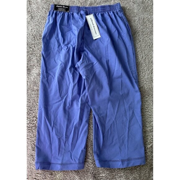 Alfred Dunner Santa Fe Women’s Stretch Fabric Straight Fit Iris Size 12 New - Picture 11 of 15